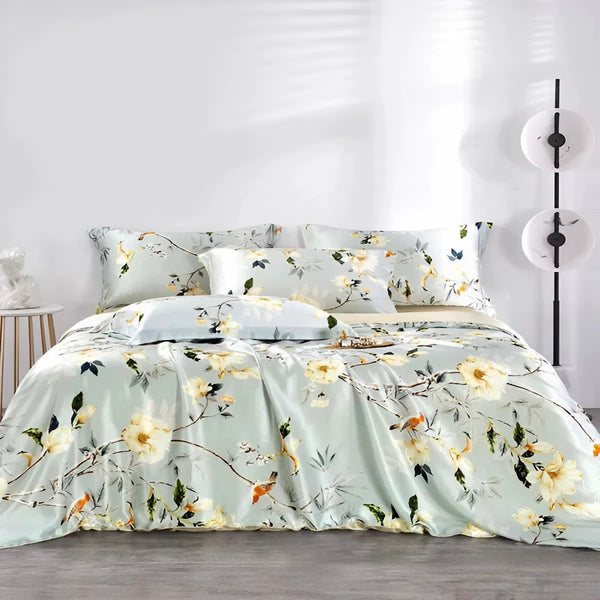 Magnolia 100% Maulbeerseide 22mm Bettbezug-Set