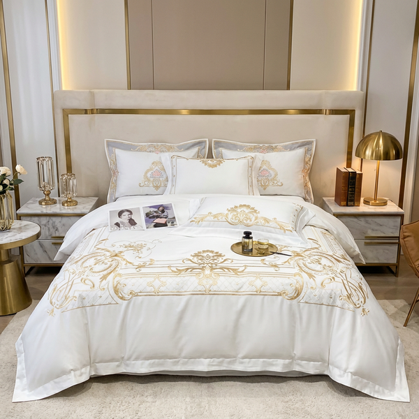 Concentric Duvet Cover Set (Egyptian Cotton, 1000 TC)