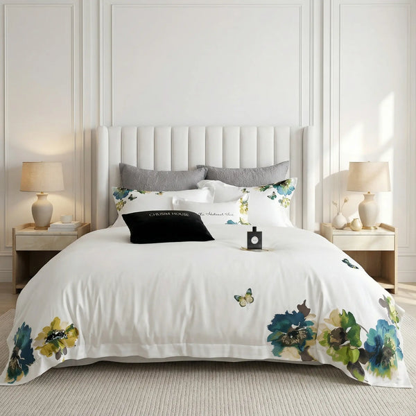 Celeste Duvet Cover Set (1000TC Egyptian Cotton)