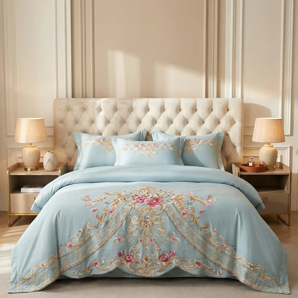 Rose Dawn Bettbezug-Set (gebürstete Baumwolle)