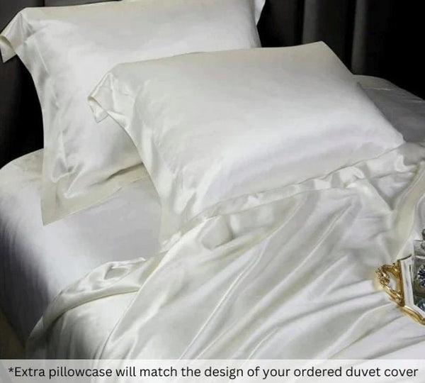 Additional Matching Mulberry Silk Pillowcase Pair