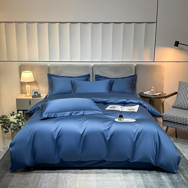 Blue Super Hero 1000 TC Duvet Cover Set