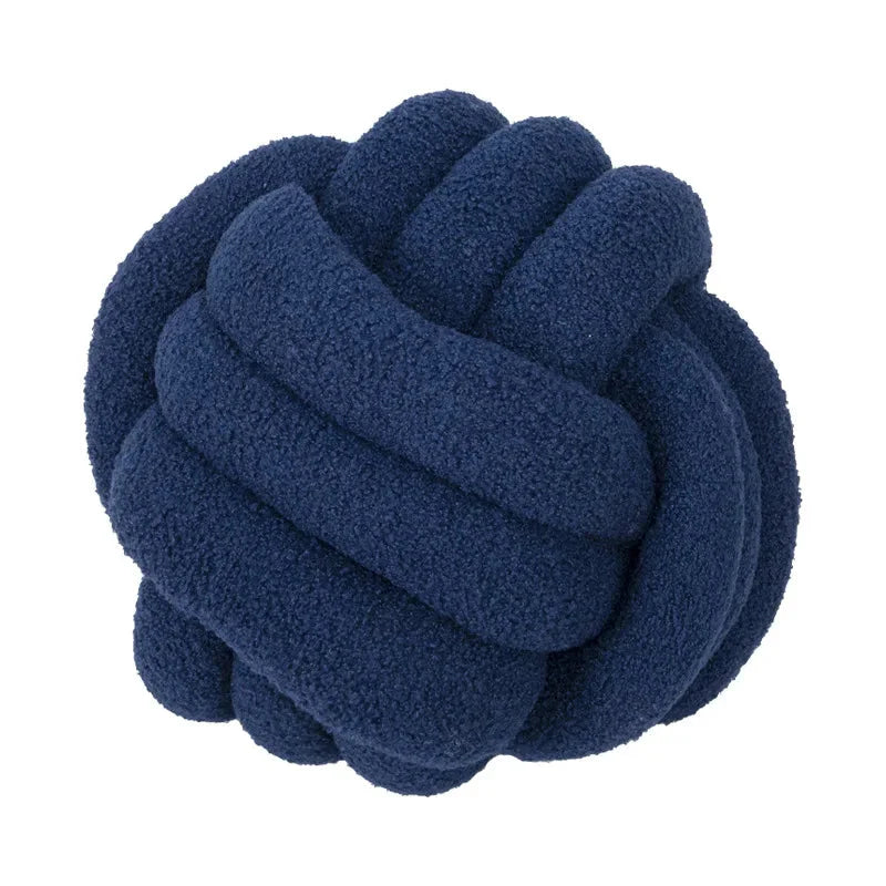 Boucle Knot Novelty Scatter Cushion With Filling