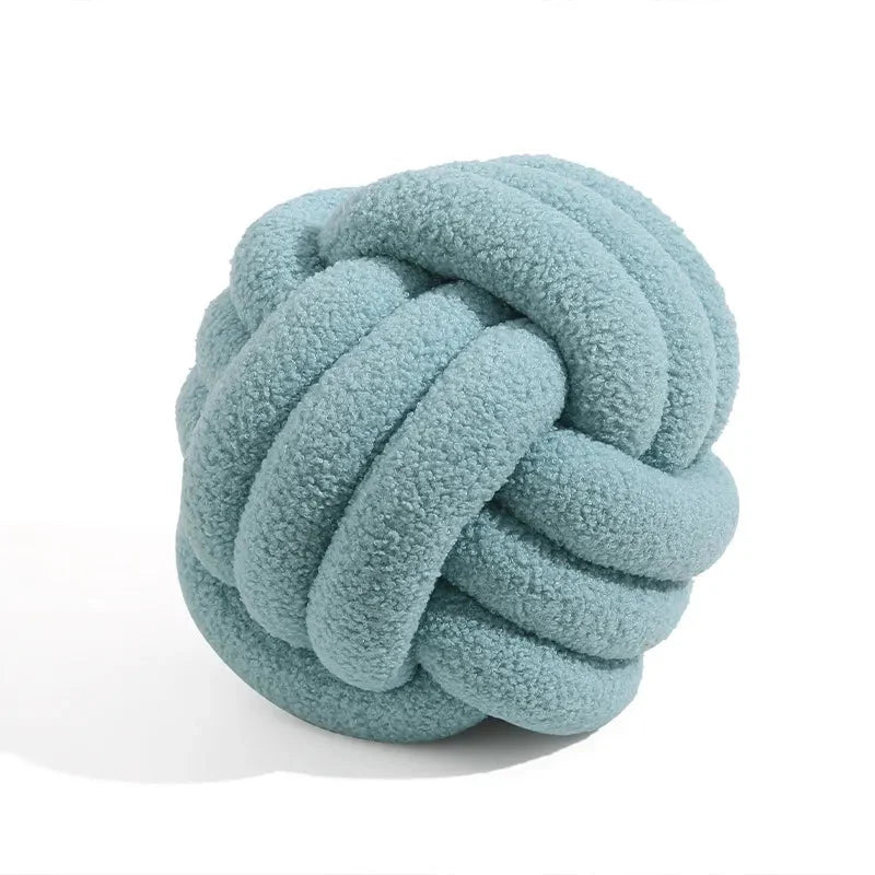 Boucle Knot Novelty Scatter Cushion With Filling