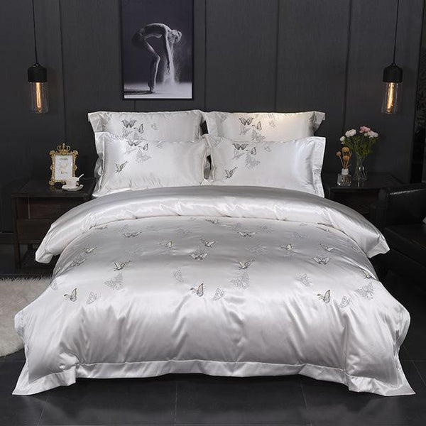 Butterfly Duvet Cover Set (Egyptian Cotton, 500 TC)