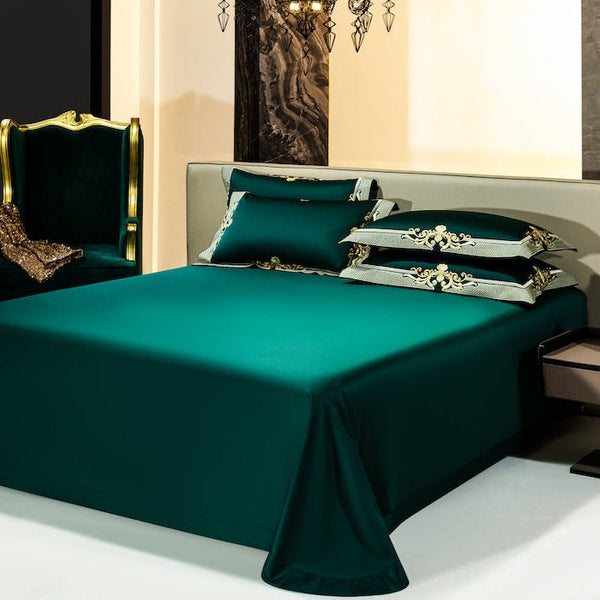 Emerald Green Sheet (Egyptian Cotton, 1000 TC)