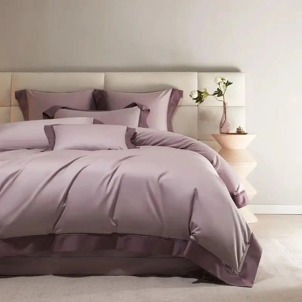 Essence Rose Quartz 1000 TC Egyptian Cotton Duvet Cover Set