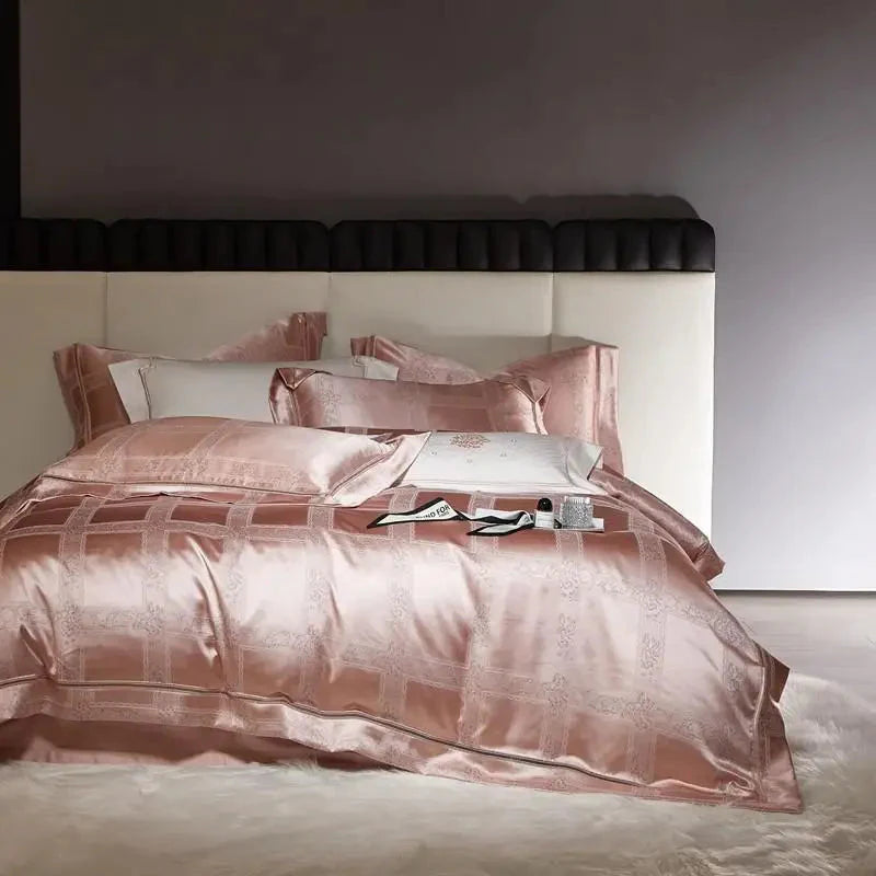 Geneve Pink 1000 TC Duvet Cover Set