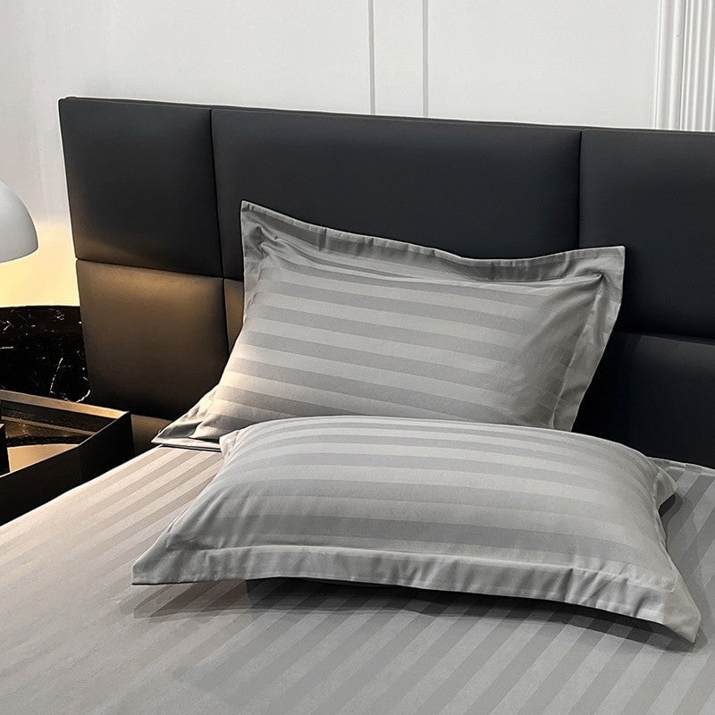 Lux Hotel Striped Pillowcases (Set of 2)