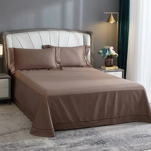 Luxe Brown Sheet (Egyptian Cotton, 1000 TC)