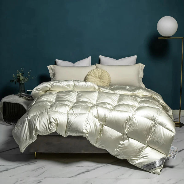 Luxury Metallic All-Season Goose Down Duvet