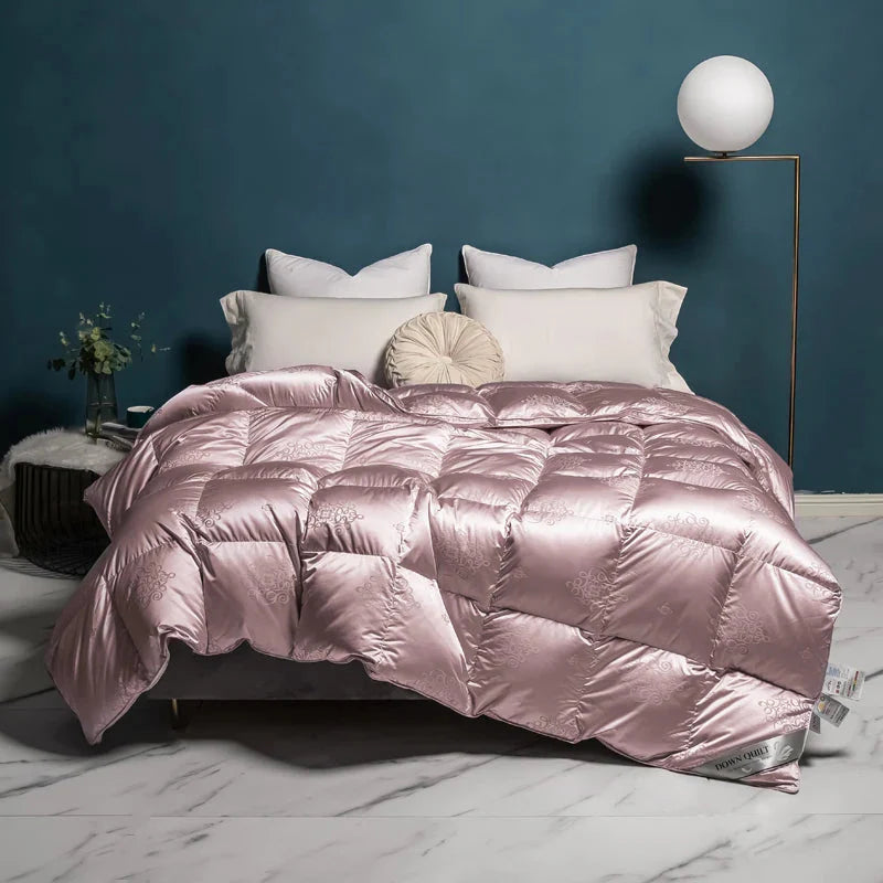 Luxury Metallic All-Season Goose Down Duvet