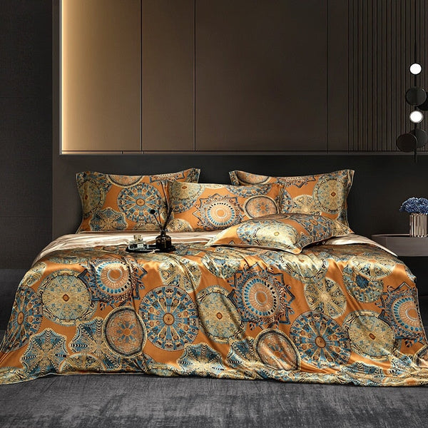 Mandala Mulberry Silk 22 mm Bedding Set