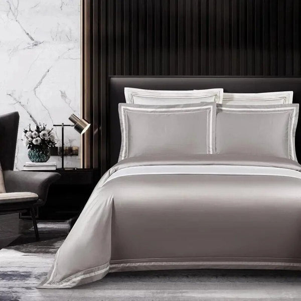 Marlene Grey 1000 TC Duvet Cover Set