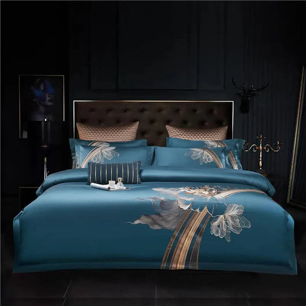 Narciso 800 TC Egyptian Cotton Duvet Cover Set