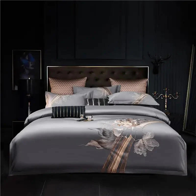 Narciso 800 TC Egyptian Cotton Duvet Cover Set