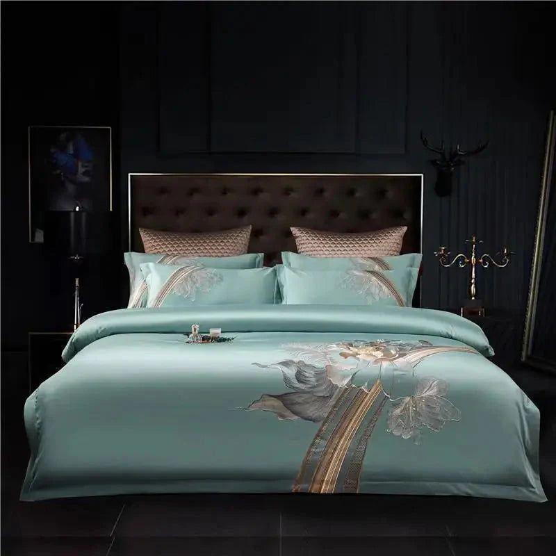 Narciso 800 TC Egyptian Cotton Duvet Cover Set