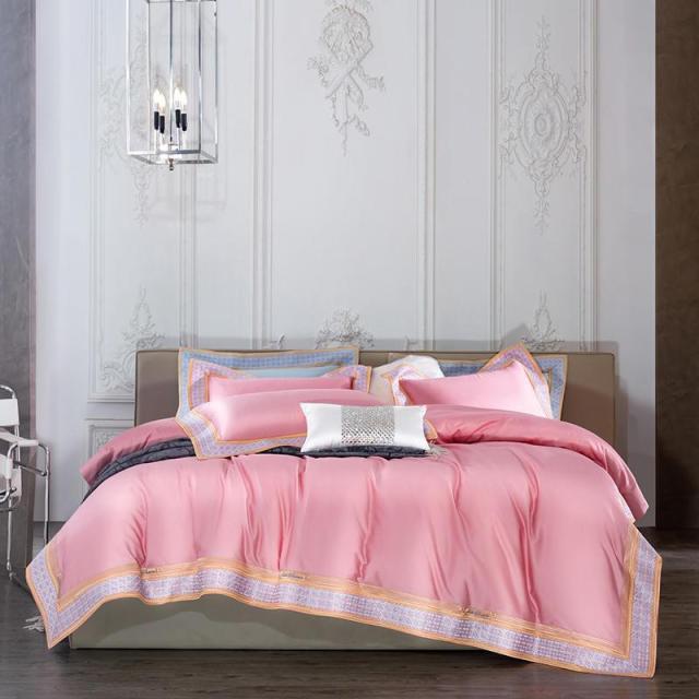 New Plaza Candy Pink Duvet Cover Set (Egyptian Cotton)