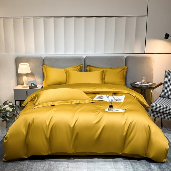 Yellow Super Hero 1000 TC Duvet Cover Set