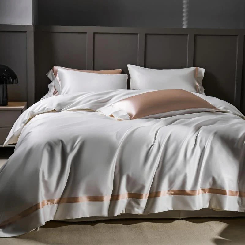 White Palace Luxury Duvet Cover Set (1000 TC) ( 1000 thread count) Luxxo 